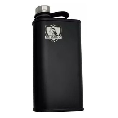 BOTELLA PETACA METÁLICA 270ML COLO COLO COLOR NEGRO - 1