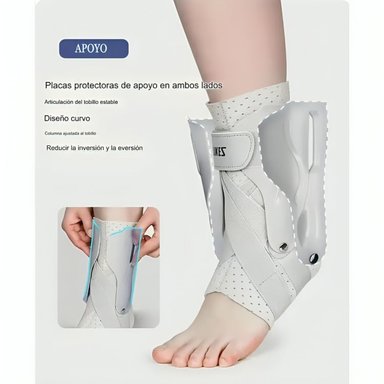 ESTABILIZADOR TOBILLERA TRANSPIRABLE CON SOPORTES LATERALES TALLA L - 5