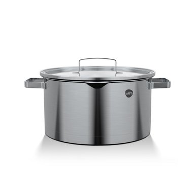 CACEROLA ACERO INOXIDABLE CON TAPA 5,6 LITROS 24CM WENS - 4