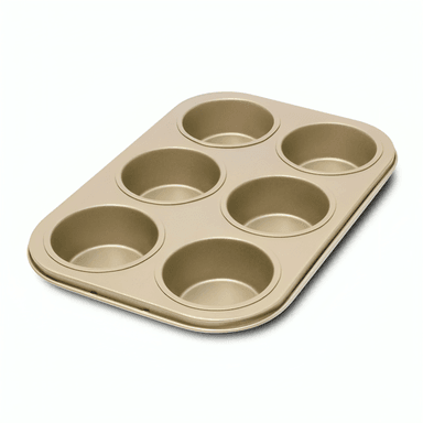 BANDEJA 6 MOLDECITOS NON STICK GOLD – ILKO  ANTIADHERENTE - 1