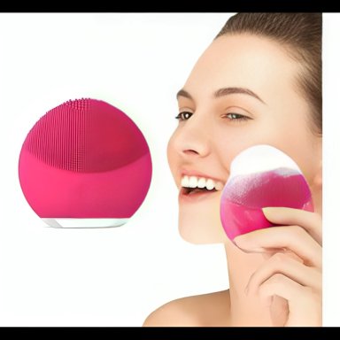 LIMPIADOR MASAJEADOR EXFOLIANTE FACIAL VIBRA - 2