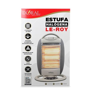 ESTUFA HALOGENA LE-ROY – DORAL - 1