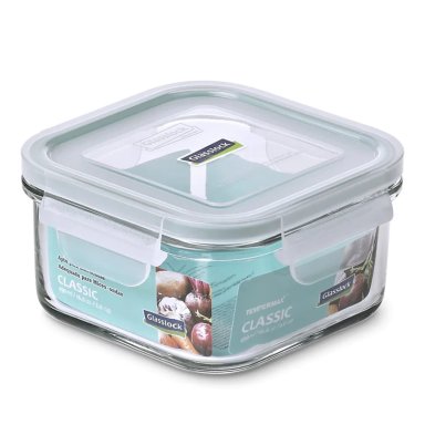 CONTENEDOR VIDRIO HERMETICO CUADRADO 490 ML GLASSLOCK - 3
