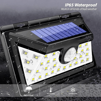 FOCO SOLAR 30 LED EXTERIOR CON SENSOR DE MOVIMIENTO - 2