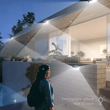 FOCO SOLAR 30 LED EXTERIOR CON SENSOR DE MOVIMIENTO - 4