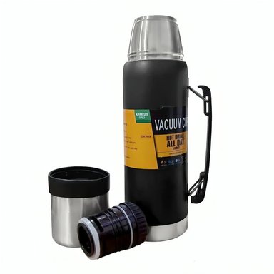 TERMO ACERO INOXIDABLE CAPACIDAD 1000ML AGUA FRIA Y CALIENTE - 3