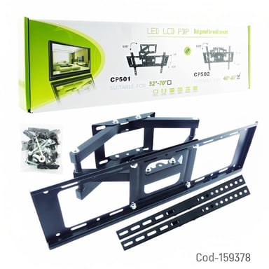 SOPORTE TV DE 40 A 80 PULGADAS CON DOBLE BRAZO - 1