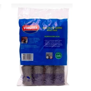 PACK X 4 ROLLOS DE ACERO 12 UND. / MAGO PADS – VIRUTEX - 1
