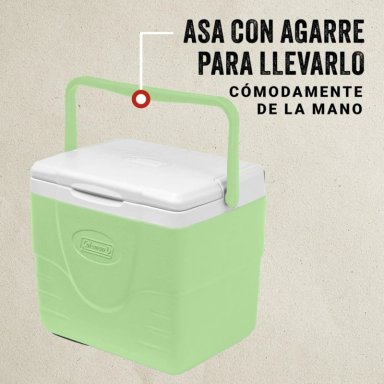 COOLER COLEMAN® CHILLER™ 9QT/9 LITROS VERDE CLARO - 1