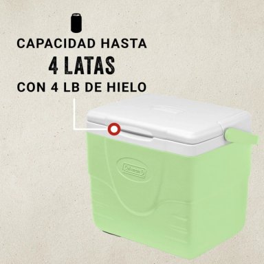 COOLER COLEMAN® CHILLER™ 9QT/9 LITROS VERDE CLARO - 2