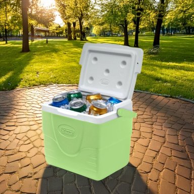 COOLER COLEMAN® CHILLER™ 9QT/9 LITROS VERDE CLARO - 4
