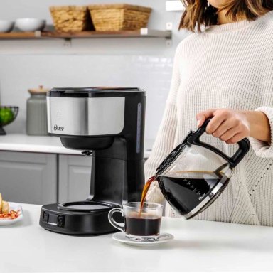CAFETERA PROGRAMABLE OSTER® 8 TAZAS EN ACERO INOXIDABLE BVSTDC10SS - 2