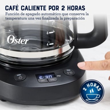 CAFETERA PROGRAMABLE OSTER DE 12 TAZAS DE CAPACIDAD CON FILTRO - 7