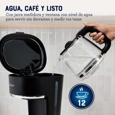 CAFETERA PROGRAMABLE OSTER DE 12 TAZAS DE CAPACIDAD CON FILTRO - 8