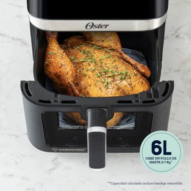 FREIDORA DE AIRE DIGITAL OSTER® DIAMONDFORCE 6 LITROS - 5