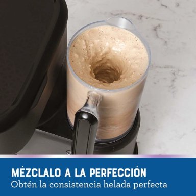 CAFETERA PARA FRAPPE  CON LICUADORA CON 3 FUNCIONES NEGRA BVSTDC03B - 8