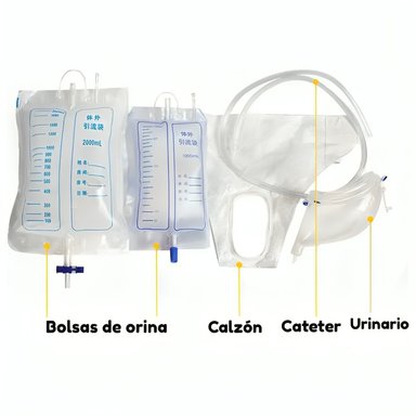 COLECTOR DE ORINA PORTATIL AHORRE PAÑALES SILICONA NORMAL - 5