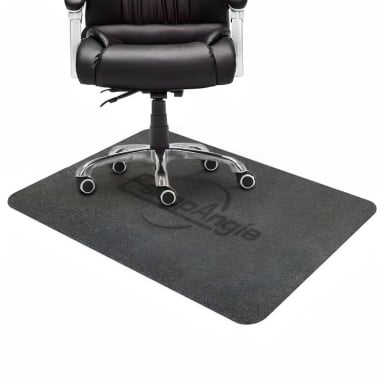 ALFOMBRILLA ANTIDESLIZANTE PARA SILLA DE OFICINA 120X90CM NEGRO - 1