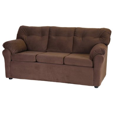 JUEGO LIVING MUEBLES AMÉRICA 311 TELA CHOCOLATE - 2