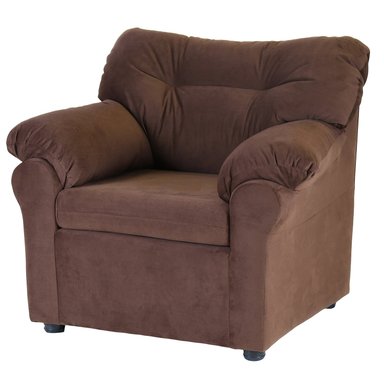 JUEGO LIVING MUEBLES AMÉRICA 311 TELA CHOCOLATE - 3