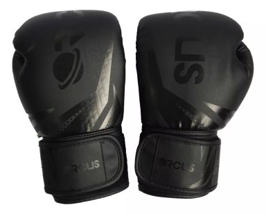 GUANTES DE BOXEO MUAY THAY CUERO PU ORCUS BLACK 10 A 14 OZ - 1