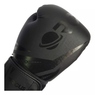 GUANTES DE BOXEO MUAY THAY CUERO PU ORCUS BLACK 10 A 14 OZ - 2
