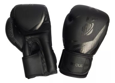 GUANTES DE BOXEO MUAY THAY CUERO PU ORCUS BLACK 10 A 14 OZ - 3
