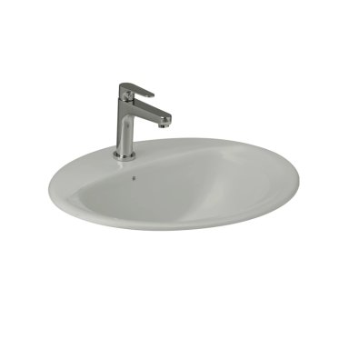 LAVAMANOS ELEA OVAL PRE MARCADO BAJO MESON - 1