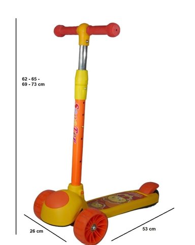 SCOOTER MONOPATÍN NIÑOS NARANJO - 2