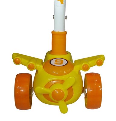 SCOOTER MONOPATÍN NIÑOS AVIÓN AMARILLO - 4
