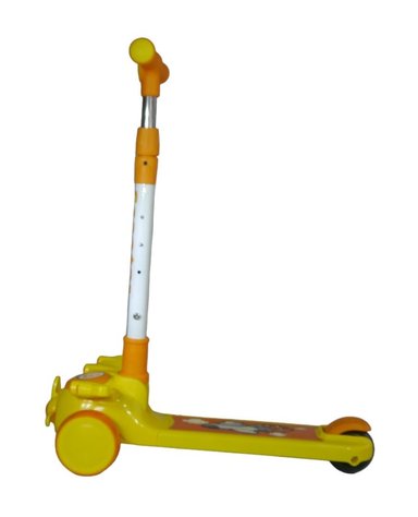 SCOOTER MONOPATÍN NIÑOS AVIÓN AMARILLO - 5