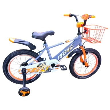 BICICLETA ARO 16 INFANTIL CFBIKE GRIS/NARANJO - 4