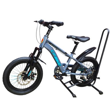 BICICLETA ARO 16 CFBIKE CON DISCO GRIS CELESTE - 3