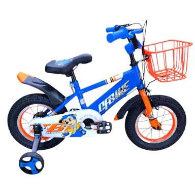 BICICLETA ARO 12 INFANTIL CFBIKE AZUL/NARANJO - 1