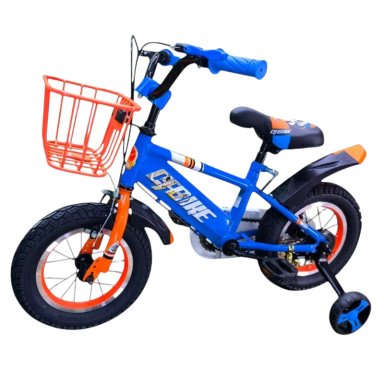 BICICLETA ARO 12 INFANTIL CFBIKE AZUL/NARANJO - 2