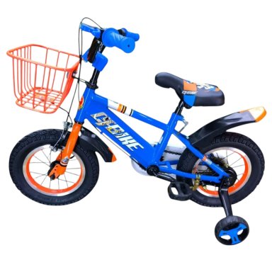 BICICLETA ARO 12 INFANTIL CFBIKE AZUL/NARANJO - 5