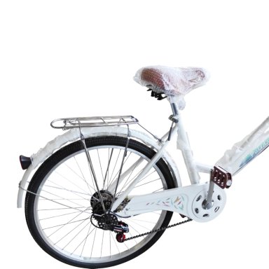 BICICLETA ARO 27.5 PULEDA BLANCA DE PASEO CON 7 VELOCIDADES Y FRENO DISCO - 2