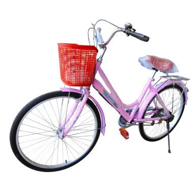 BICICLETA ARO 27.5 PULEDA ROSADO DE PASEO CON 7 VELOCIDADES Y FRENO DISCO - 1