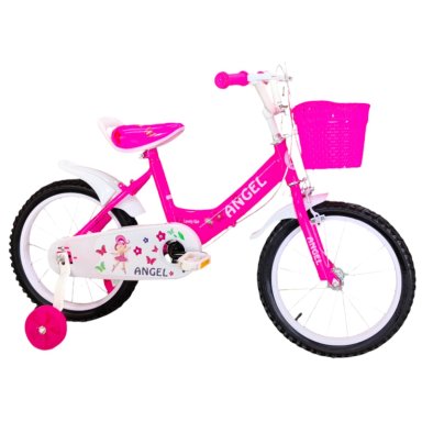 BICICLETA ARO 16 INFANTIL  ROSADO ANGEL - 1