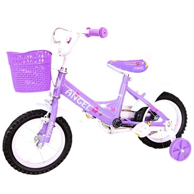 BICICLETA ARO 12 INFANTIL LILA ANGEL - 2