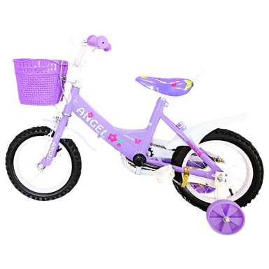 BICICLETA ARO 12 INFANTIL LILA ANGEL - 5