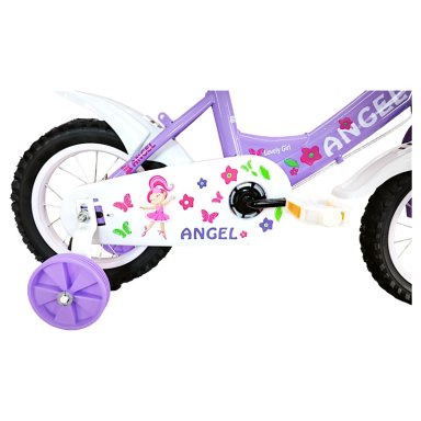 BICICLETA ARO 12 INFANTIL LILA ANGEL - 6