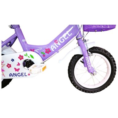 BICICLETA ARO 12 INFANTIL LILA ANGEL - 7