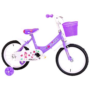 BICICLETA ARO 16 INFANTIL  LILA ANGEL - 1