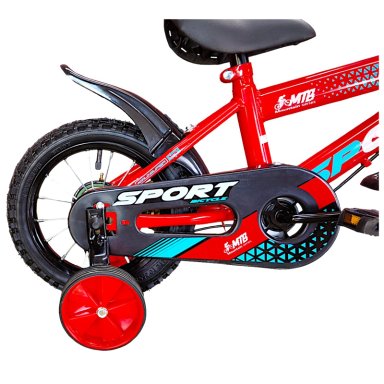 BICICLETA ARO 12 INFANTIL SPORT ROJA - 5