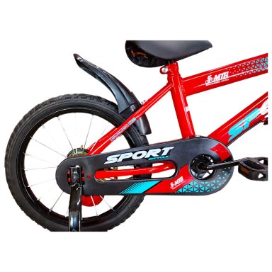 BICICLETA ARO 16 INFANTIL SPORT ROJA - 4