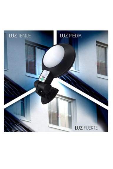 PACK DE 6 FOCOS SOLARES LED 100W PARA EXTERIOR - 6