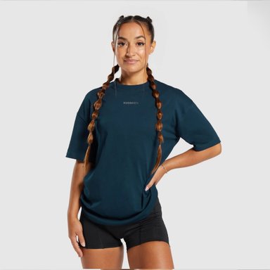 POLERA BASIC MUJER GYM RAT EDICION LIMITADA NAVY - 2