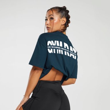 POLERA BASIC MUJER GYM RAT EDICION LIMITADA NAVY - 3