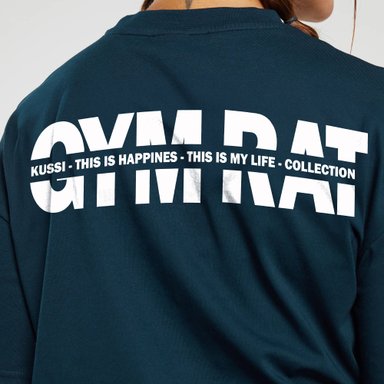 POLERA BASIC MUJER GYM RAT EDICION LIMITADA NAVY - 5